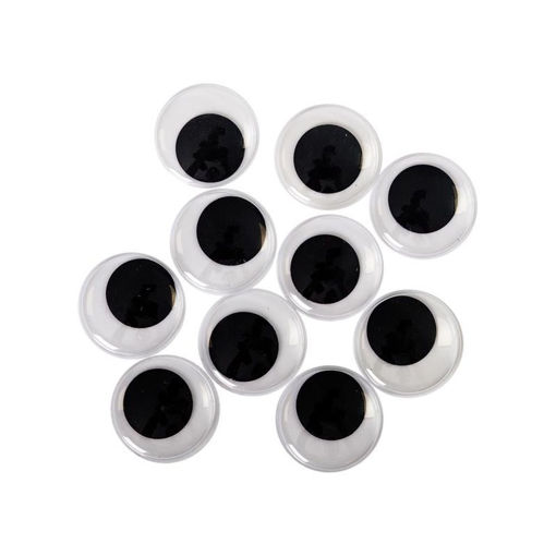 Picture of GOOGLY EYES 28MM - 10 PACK
